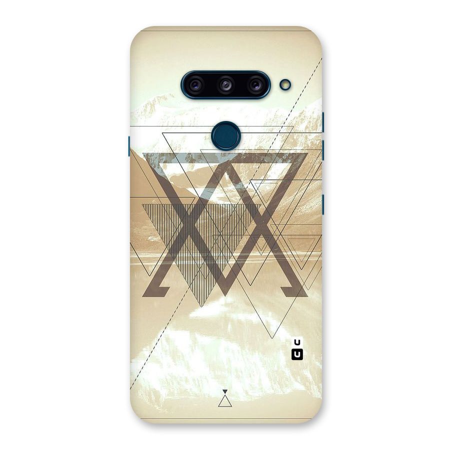 Beige View Back Case for LG  V40 ThinQ