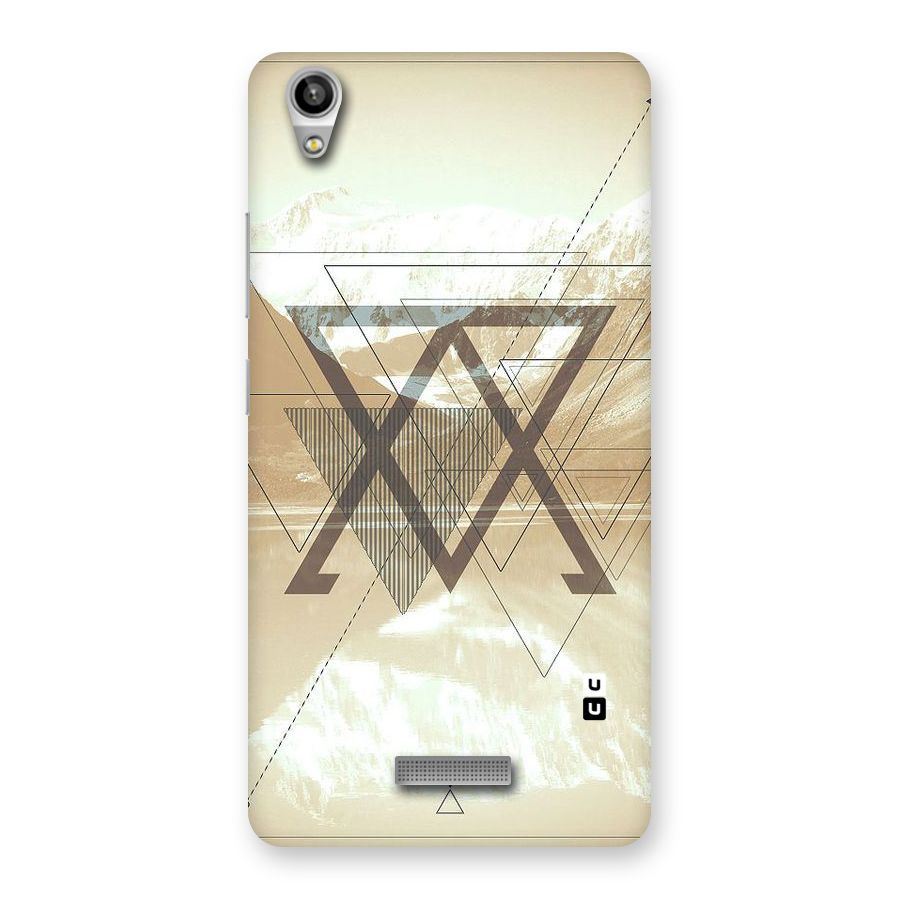 Beige View Back Case for Lava-Pixel-V1