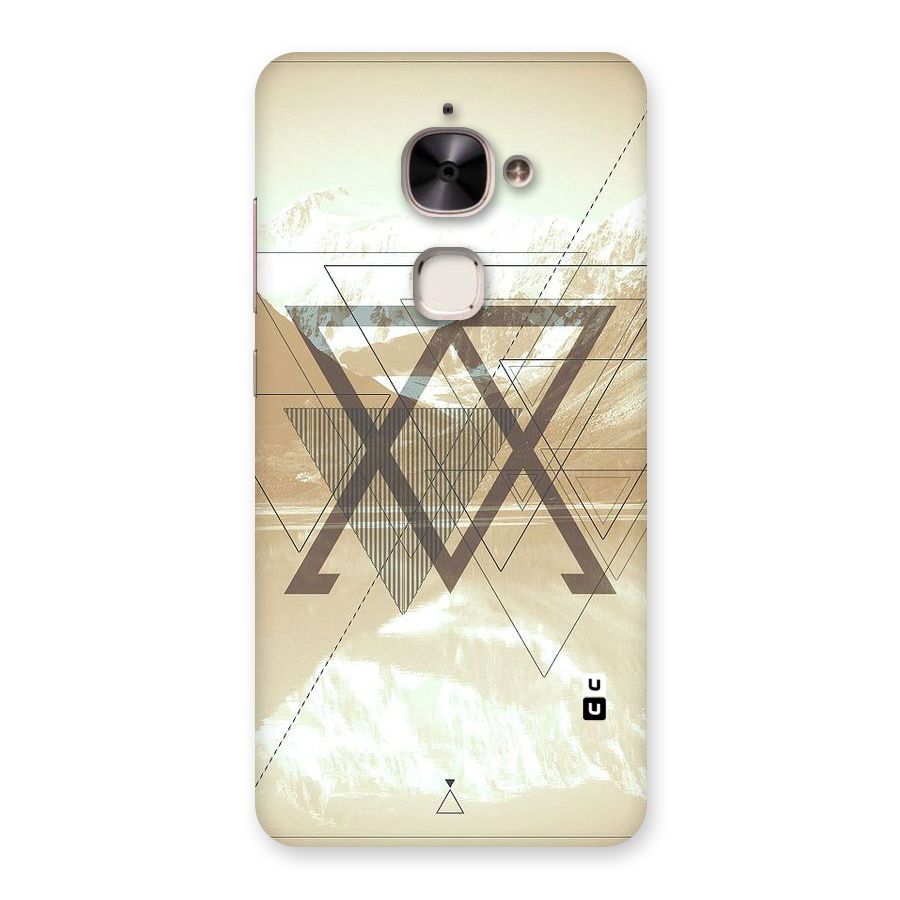 Beige View Back Case for Le 2