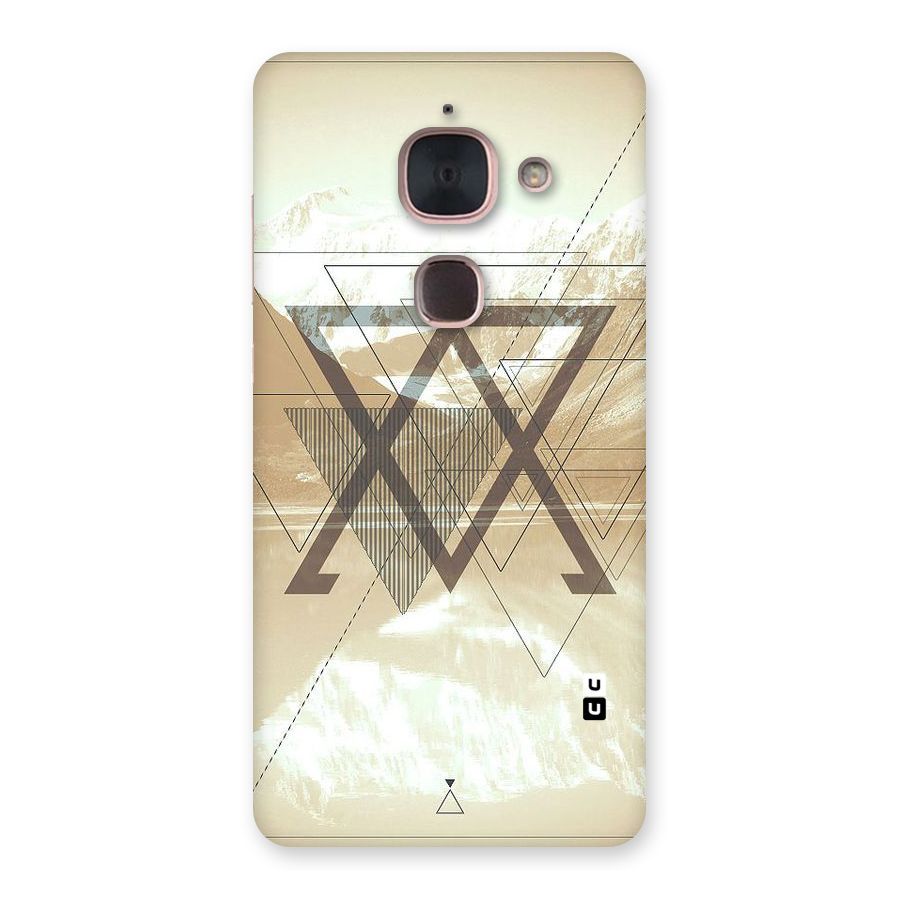Beige View Back Case for Le Max 2