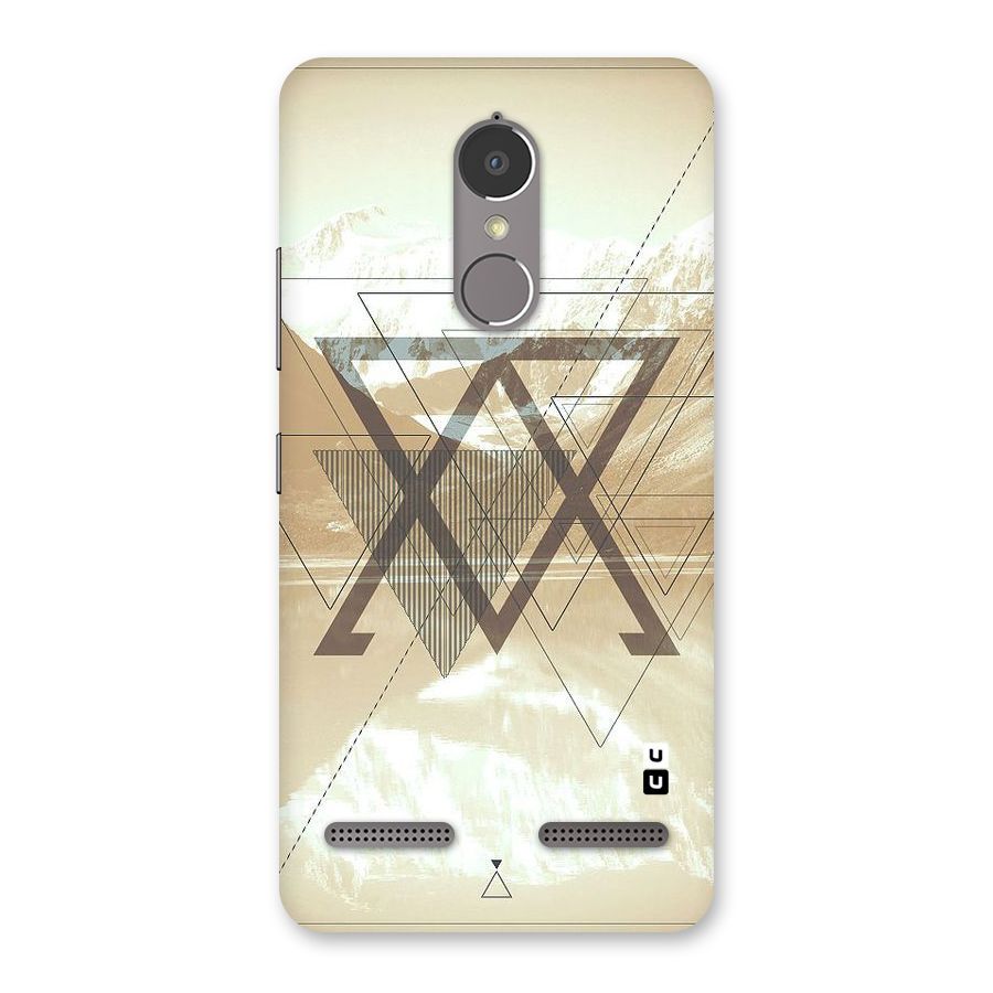 Beige View Back Case for Lenovo K6 Power