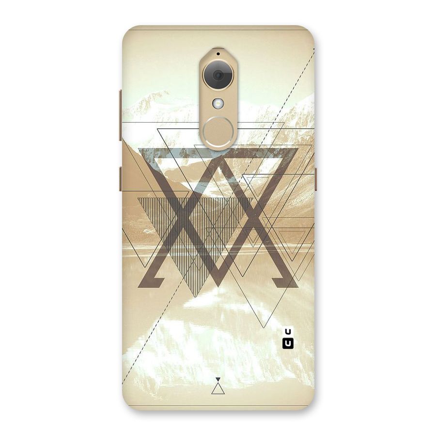 Beige View Back Case for Lenovo K8