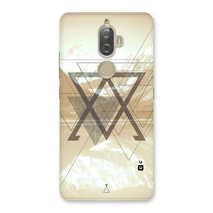 Beige View Back Case for Lenovo K8 Plus