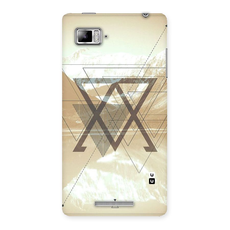 Beige View Back Case for Lenovo Vibe Z K910