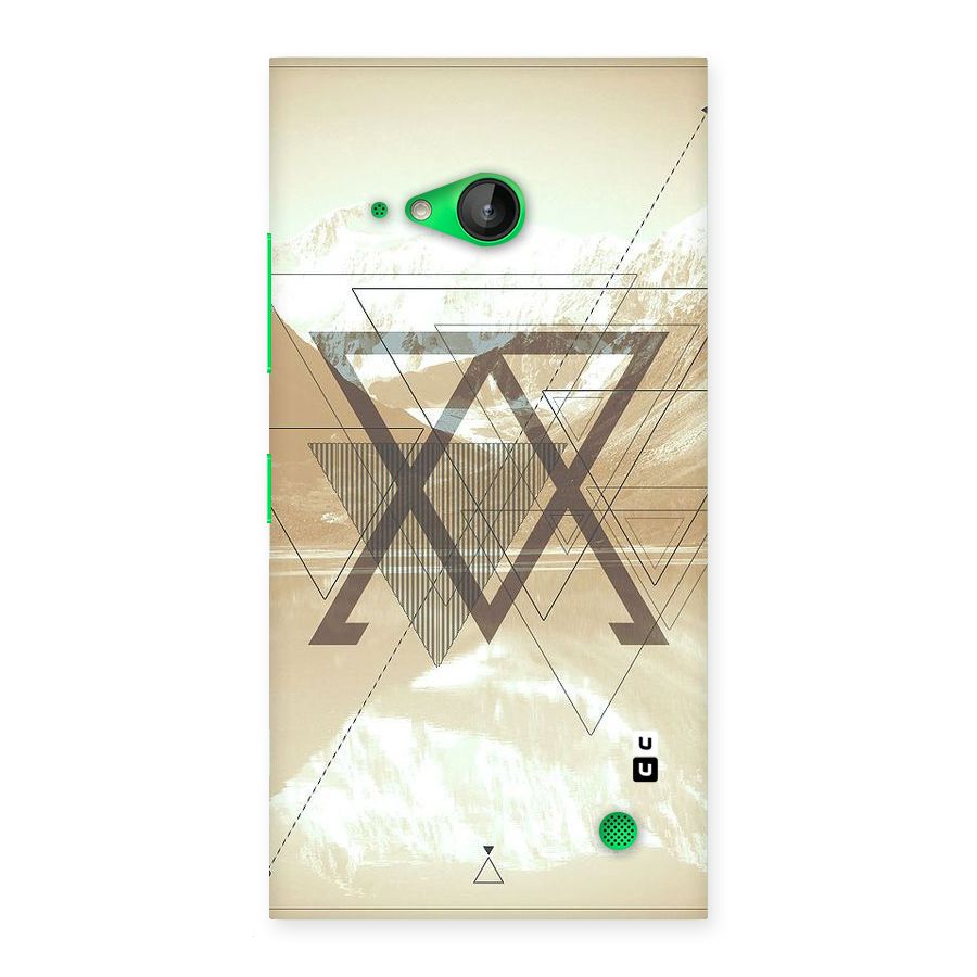 Beige View Back Case for Lumia 730