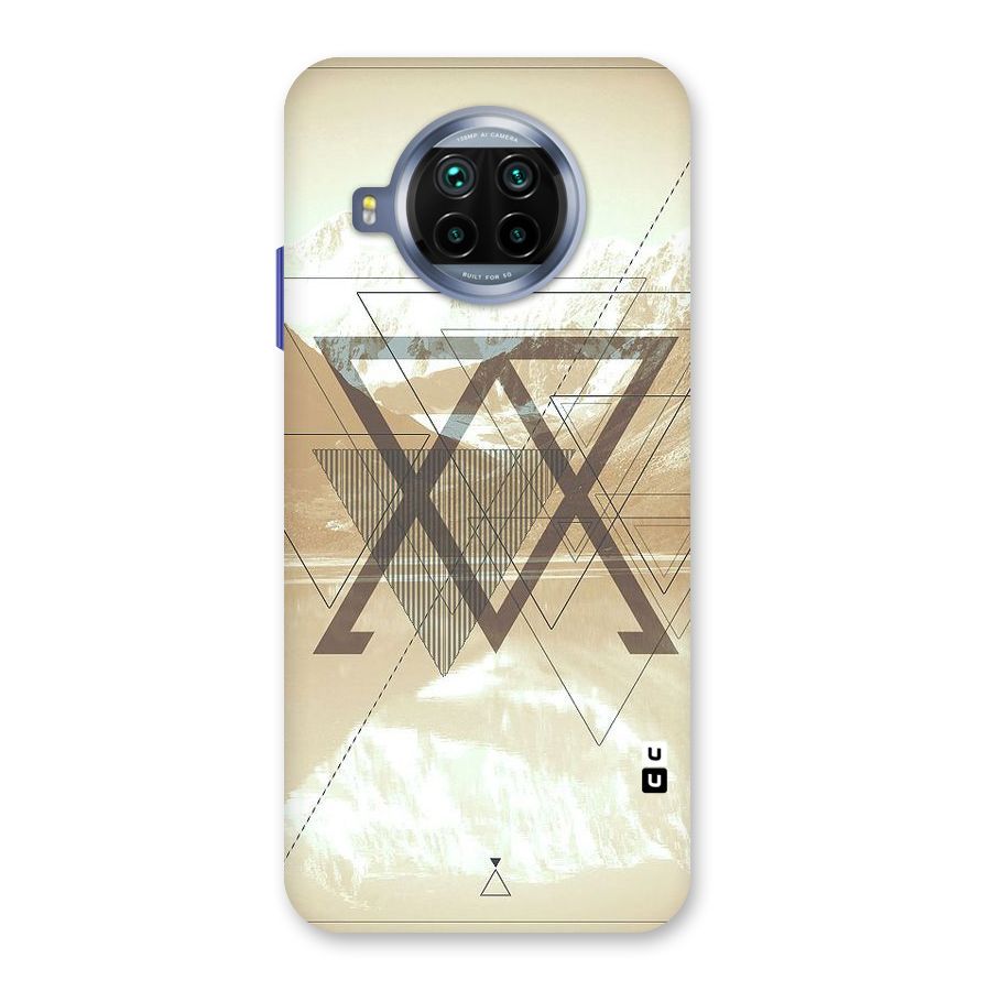 Beige View Back Case for Mi 10i