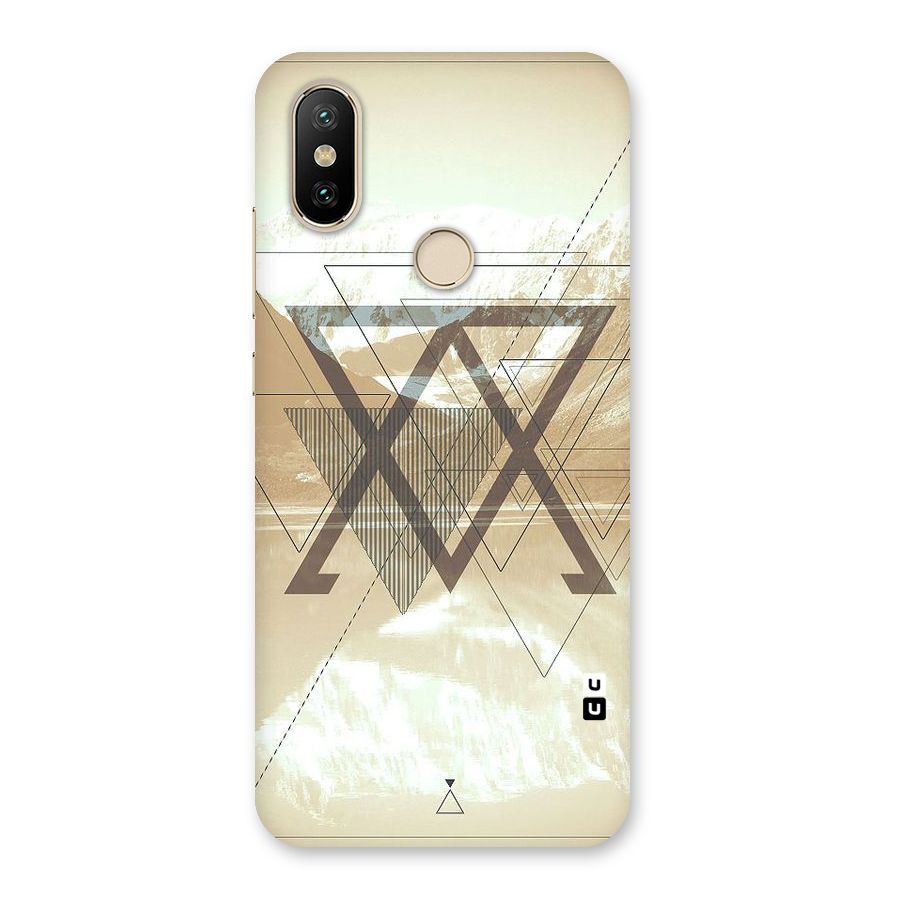 Beige View Back Case for Mi A2