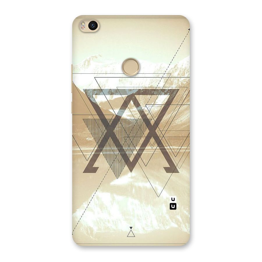 Beige View Back Case for Mi Max 2