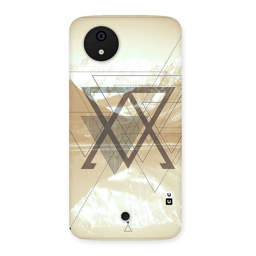Beige View Back Case for Micromax Canvas A1