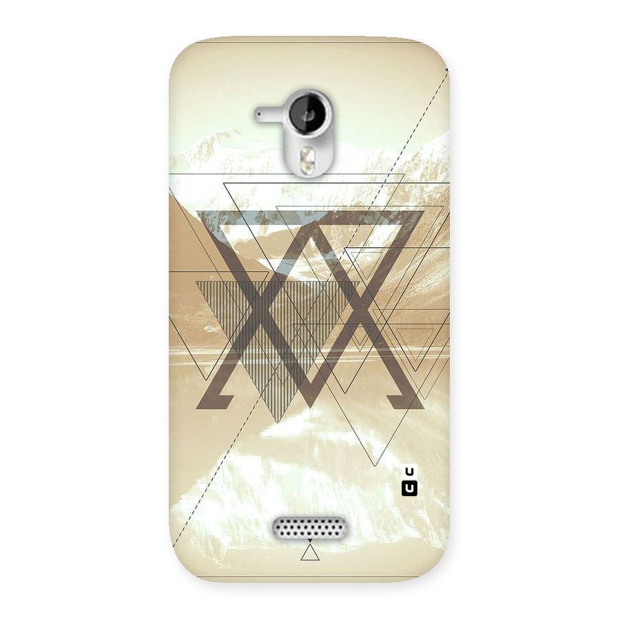 Beige View Back Case for Micromax Canvas HD A116
