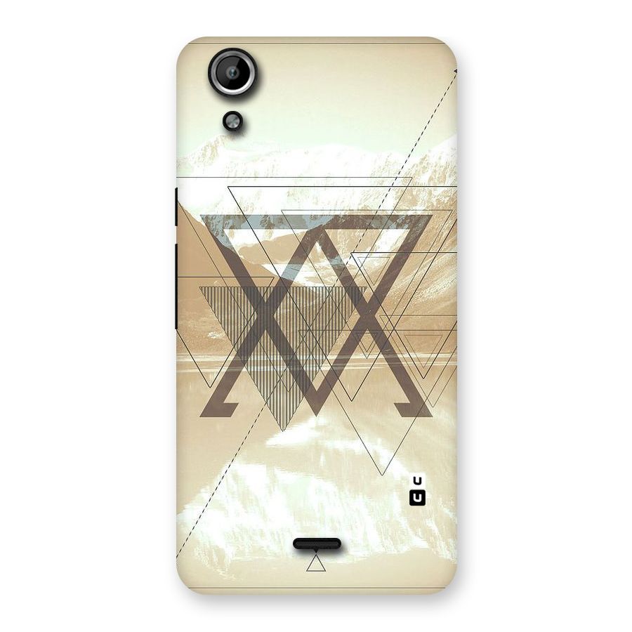 Beige View Back Case for Micromax Canvas Selfie Lens Q345