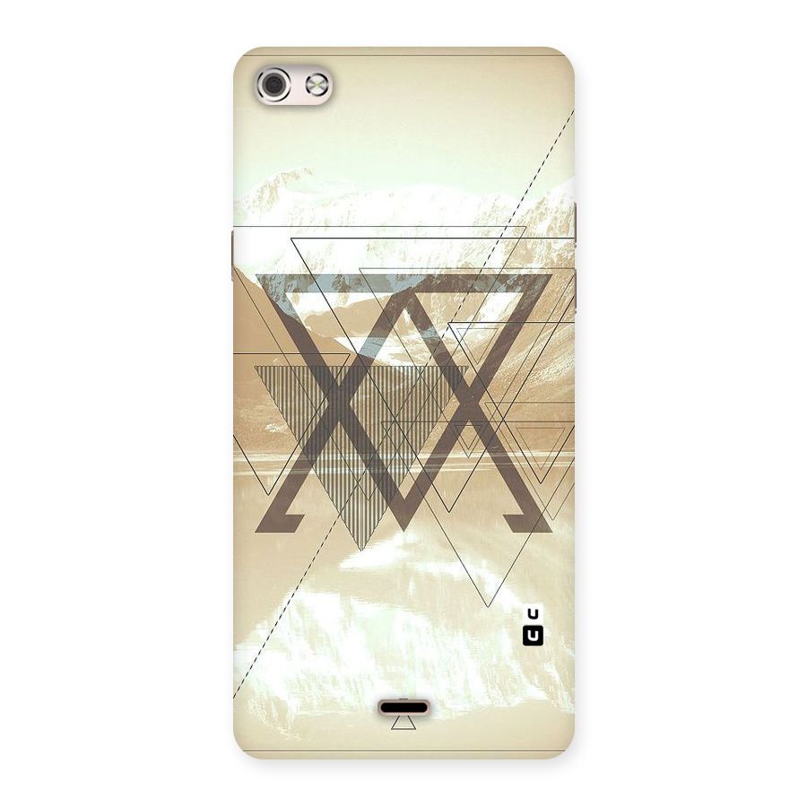 Beige View Back Case for Micromax Canvas Silver 5