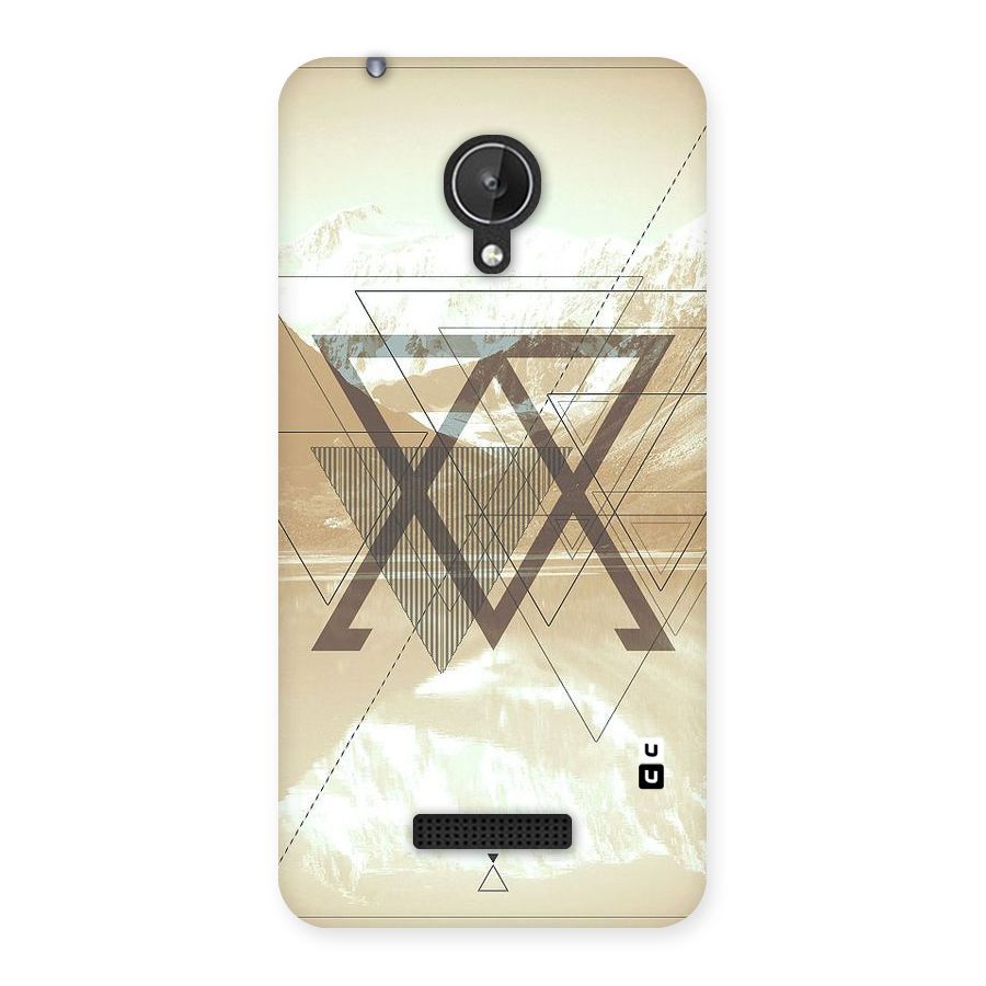 Beige View Back Case for Micromax Canvas Spark Q380