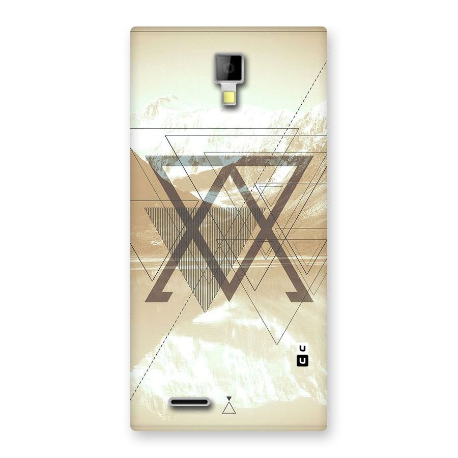 Beige View Back Case for Micromax Canvas Xpress A99