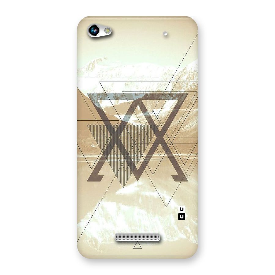 Beige View Back Case for Micromax Hue 2