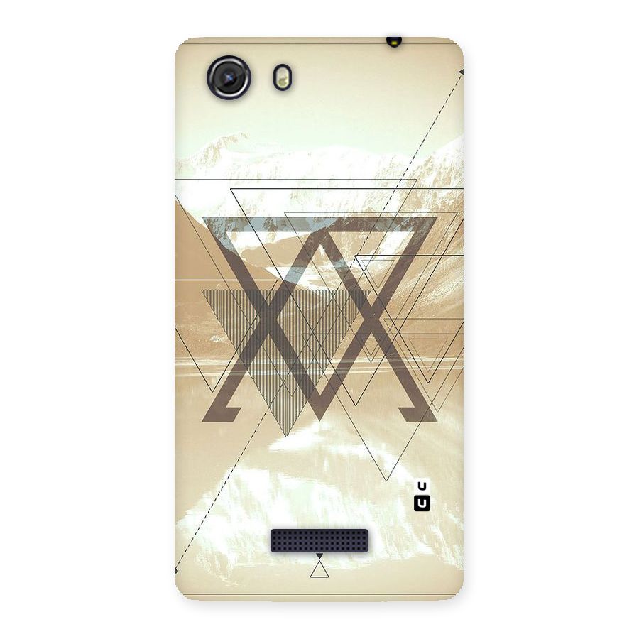 Beige View Back Case for Micromax Unite 3
