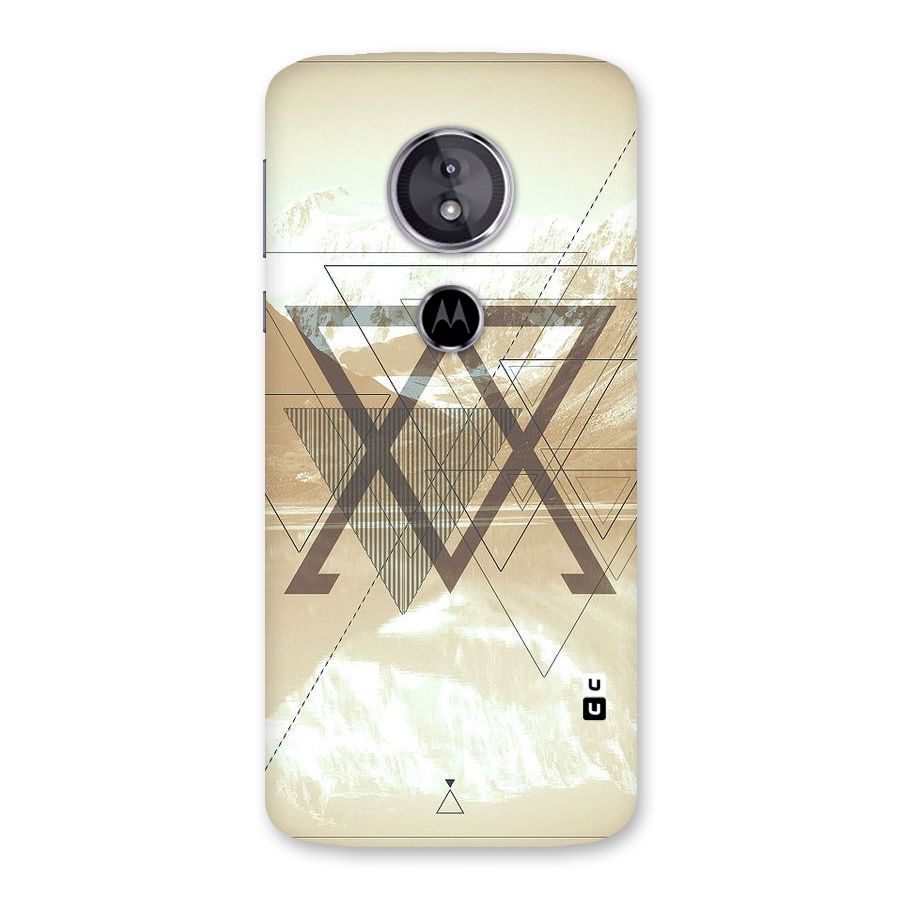 Beige View Back Case for Moto E5
