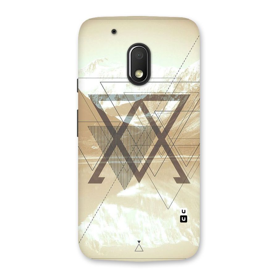 Beige View Back Case for Moto G4 Play