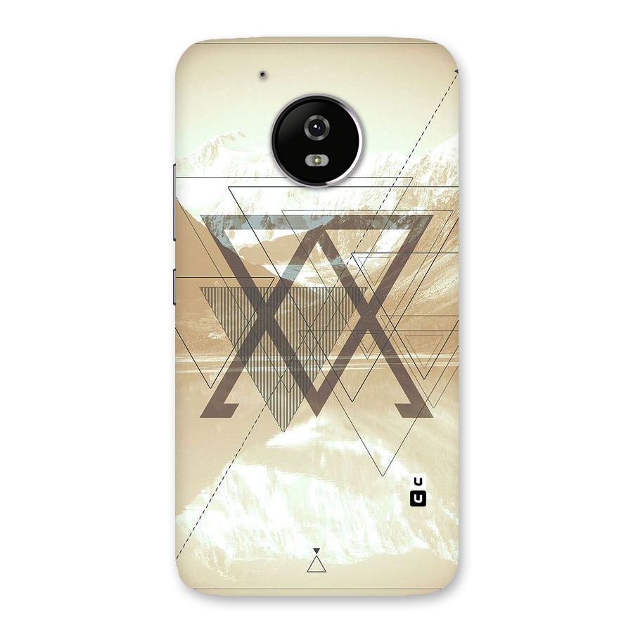 Beige View Back Case for Moto G5