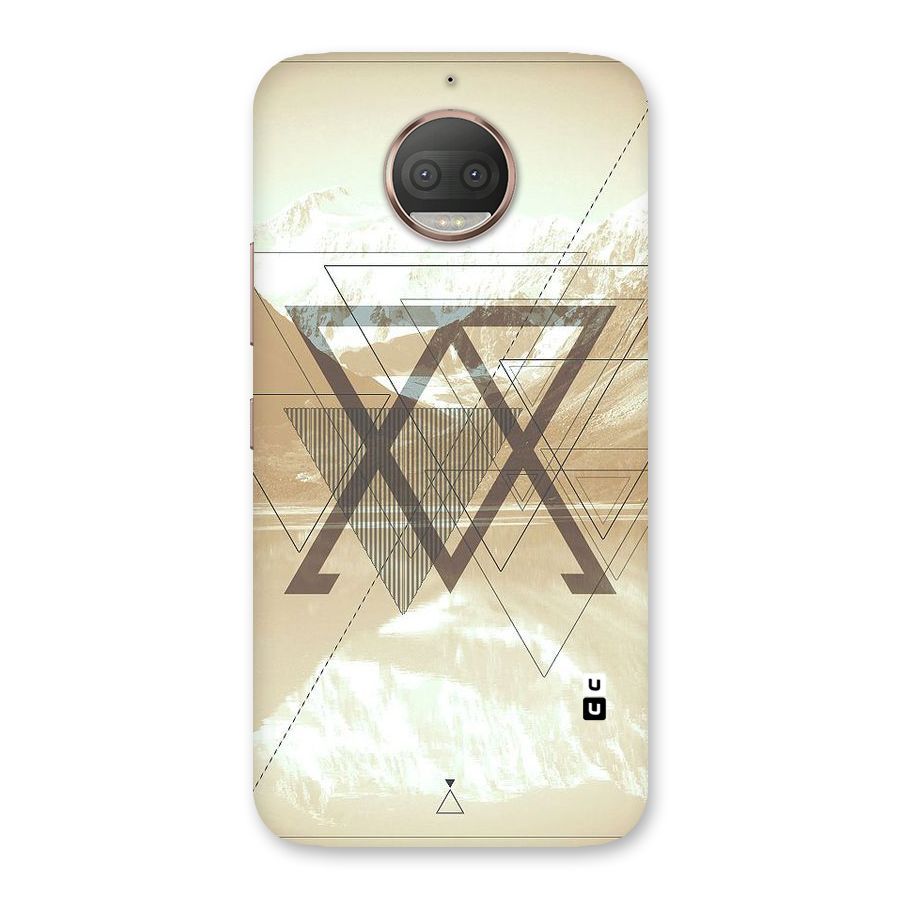 Beige View Back Case for Moto G5s Plus