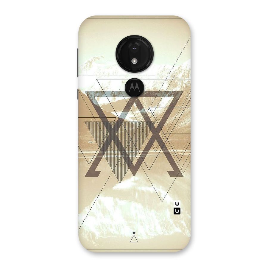Beige View Back Case for Moto G7 Power