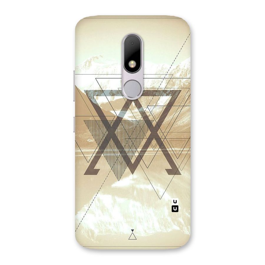 Beige View Back Case for Moto M