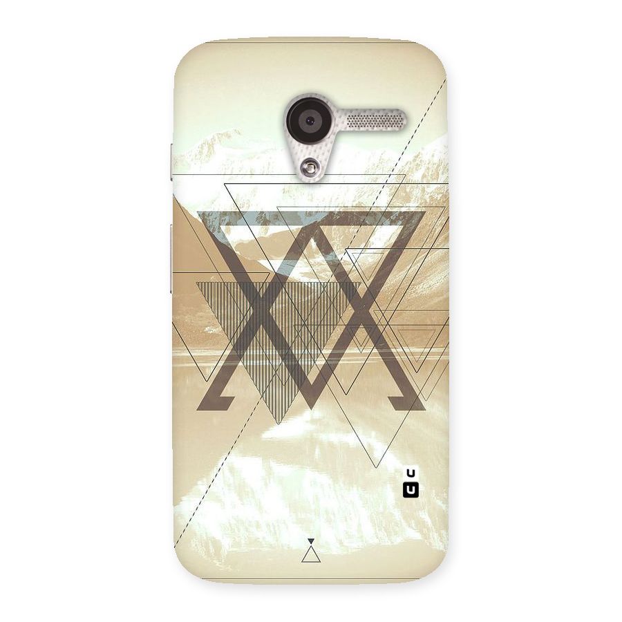 Beige View Back Case for Moto X