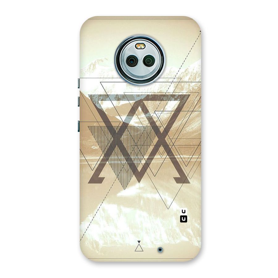 Beige View Back Case for Moto X4