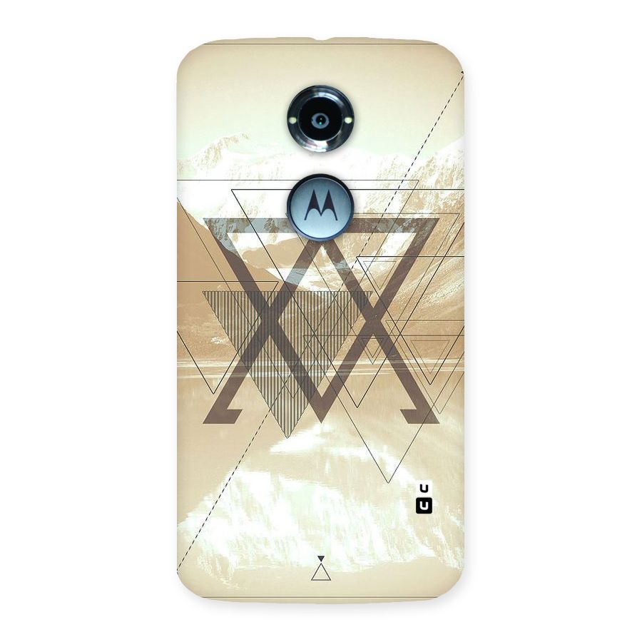 Beige View Back Case for Moto X 2nd Gen