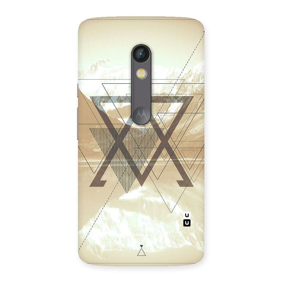 Beige View Back Case for Moto X Play