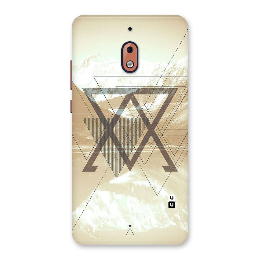 Beige View Back Case for Nokia 2.1