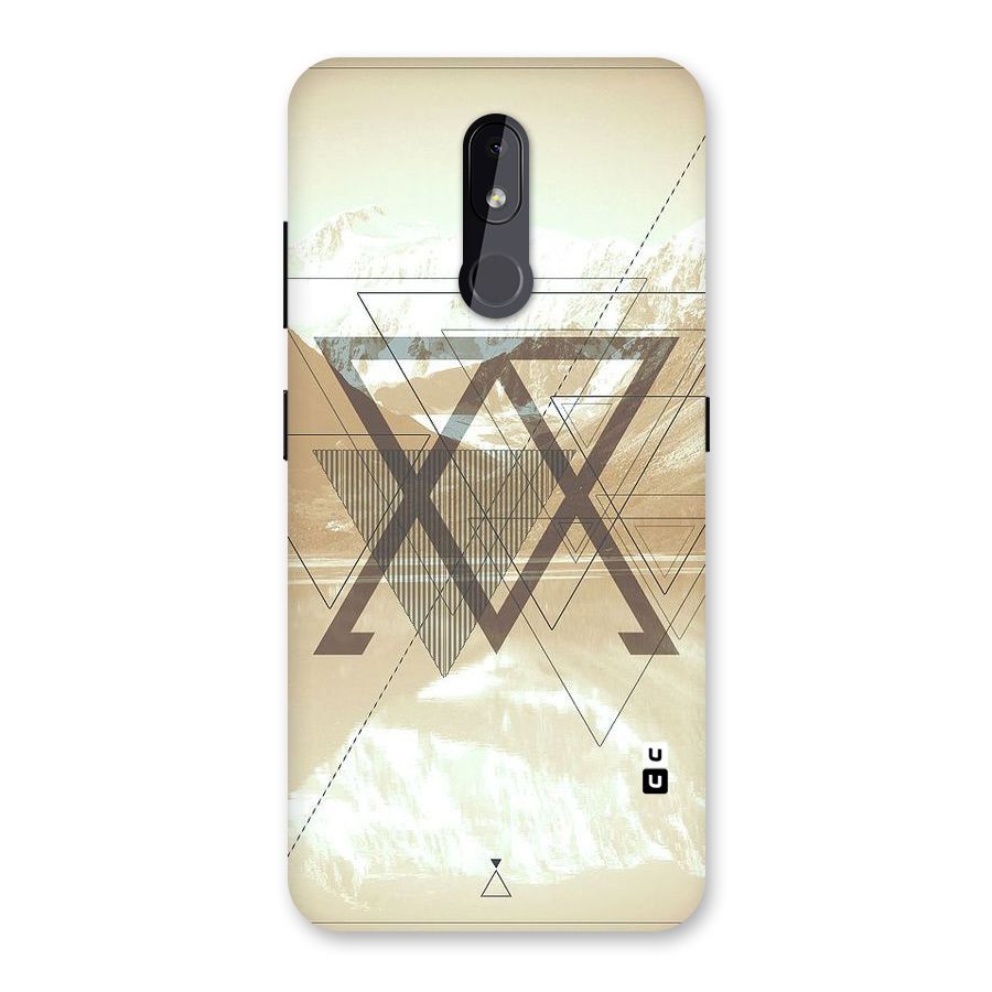 Beige View Back Case for Nokia 3.2