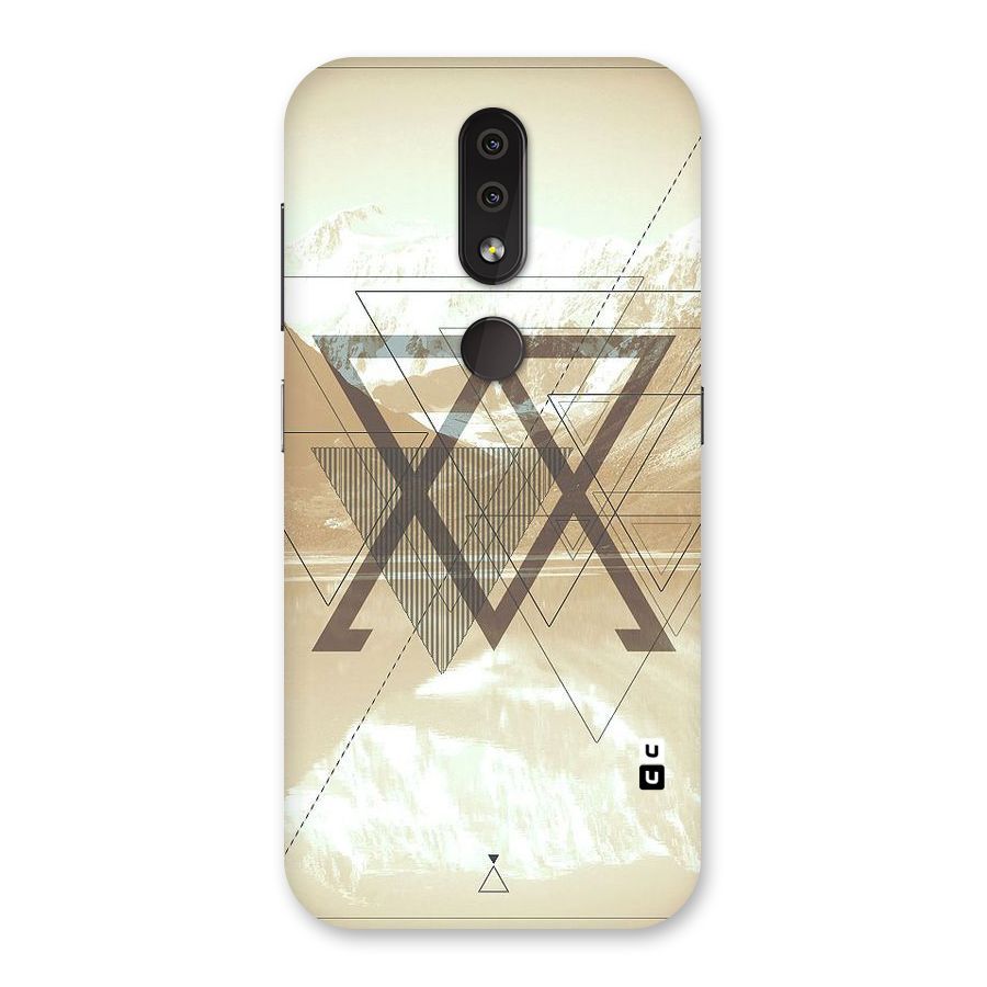 Beige View Back Case for Nokia 4.2