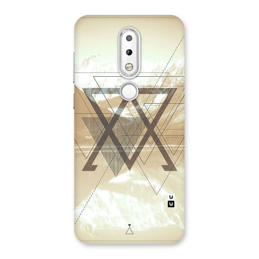 Beige View Back Case for Nokia 6.1 Plus
