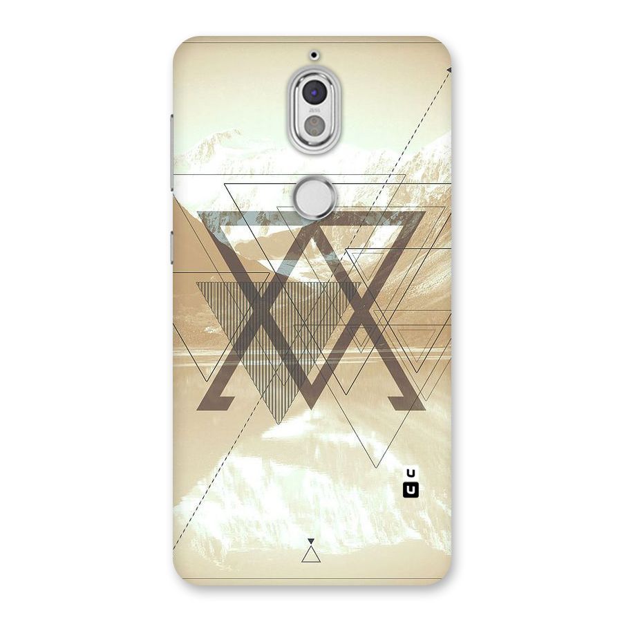 Beige View Back Case for Nokia 7