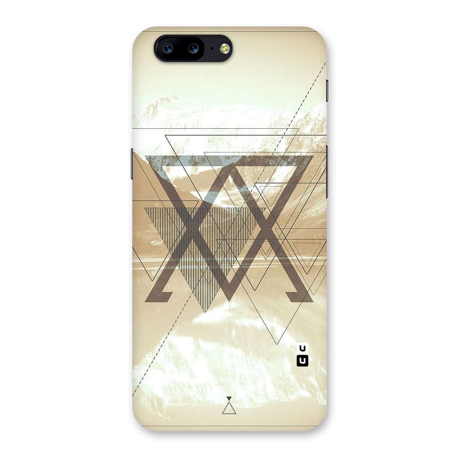 Beige View Back Case for OnePlus 5