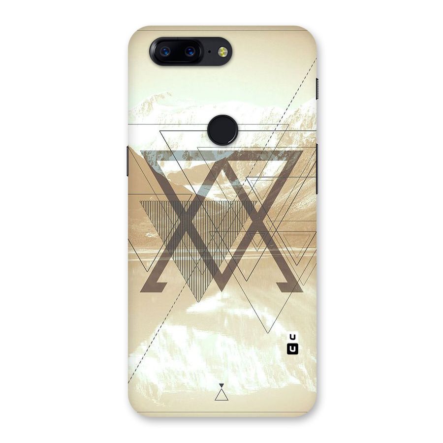 Beige View Back Case for OnePlus 5T