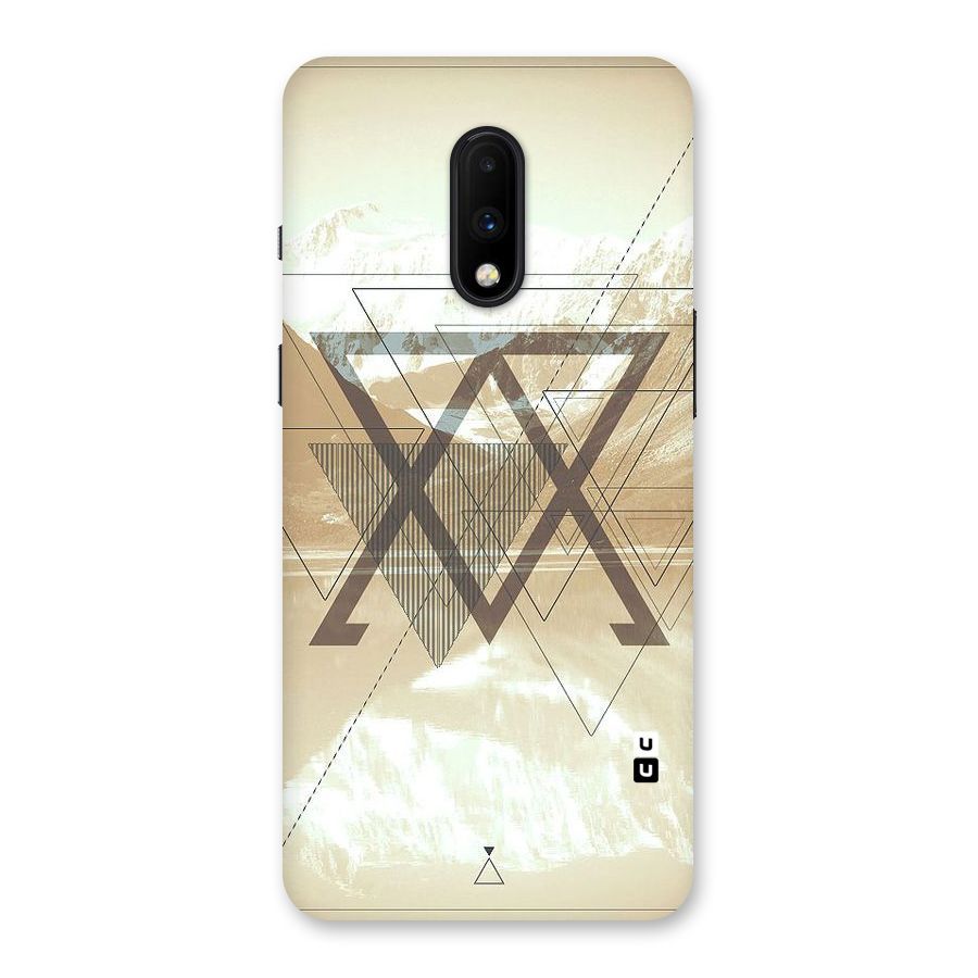 Beige View Back Case for OnePlus 7