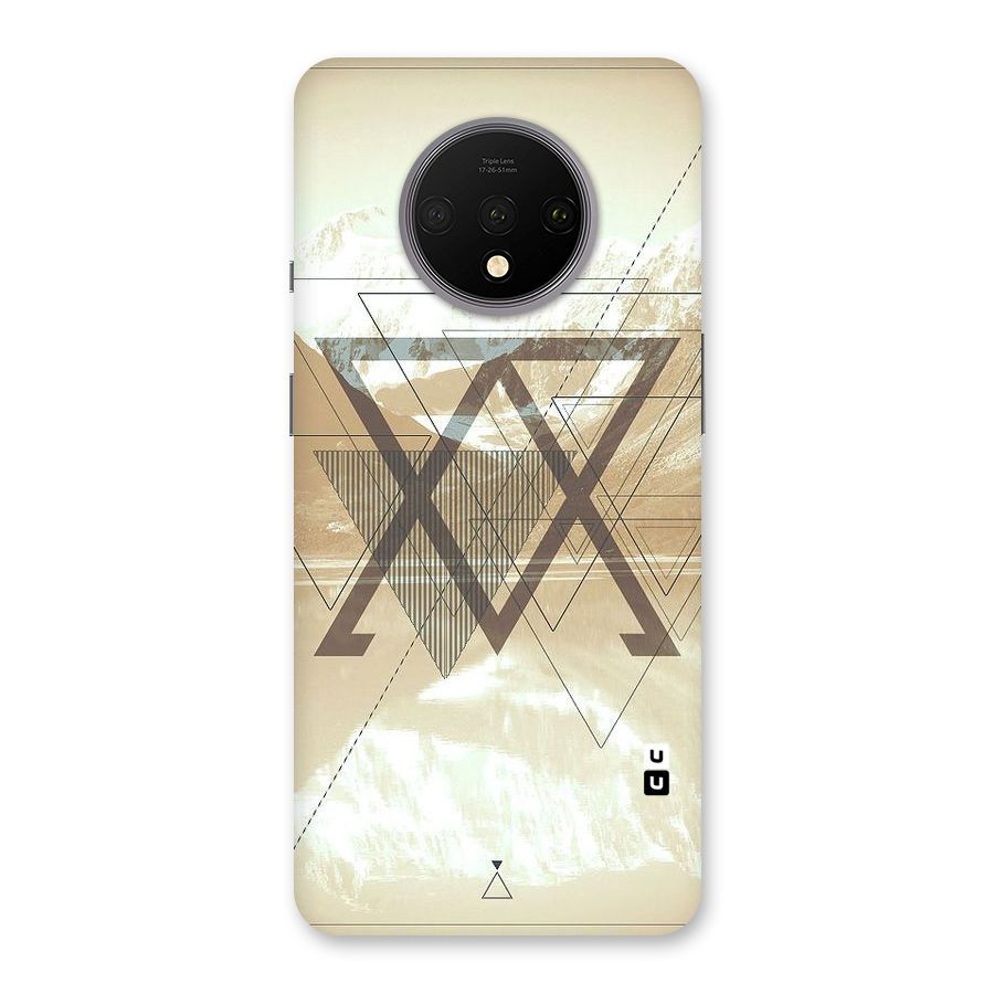 Beige View Back Case for OnePlus 7T