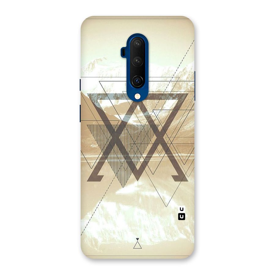 Beige View Back Case for OnePlus 7T Pro