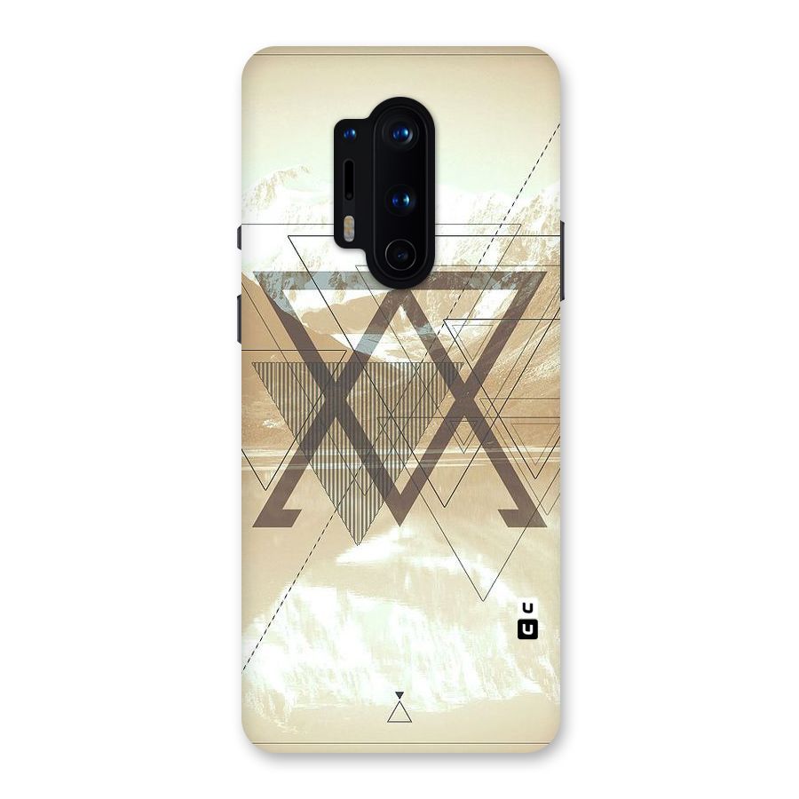 Beige View Back Case for OnePlus 8 Pro