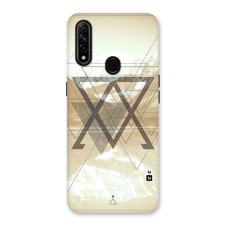 Beige View Back Case for Oppo A31