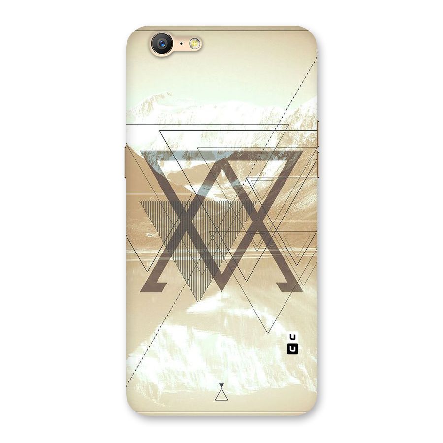 Beige View Back Case for Oppo A39