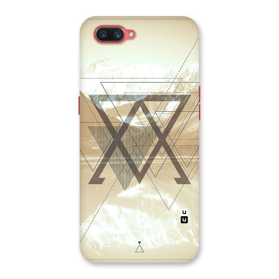 Beige View Back Case for Oppo A3s