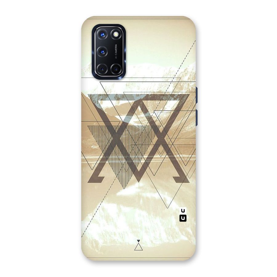 Beige View Back Case for Oppo A52