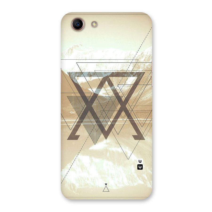 Beige View Back Case for Oppo A83 (2018)