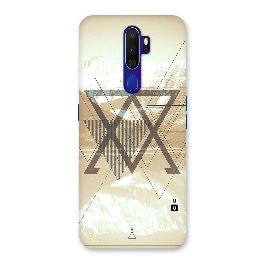 Beige View Back Case for Oppo A9 (2020)