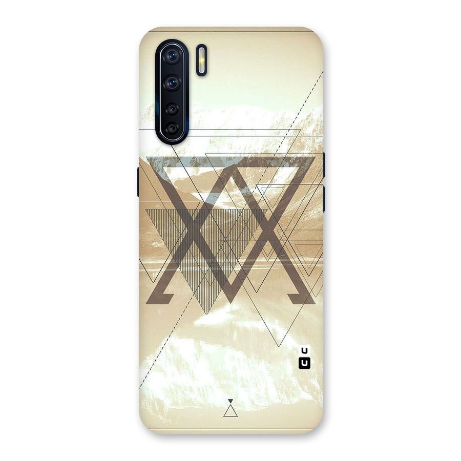 Beige View Back Case for Oppo F15