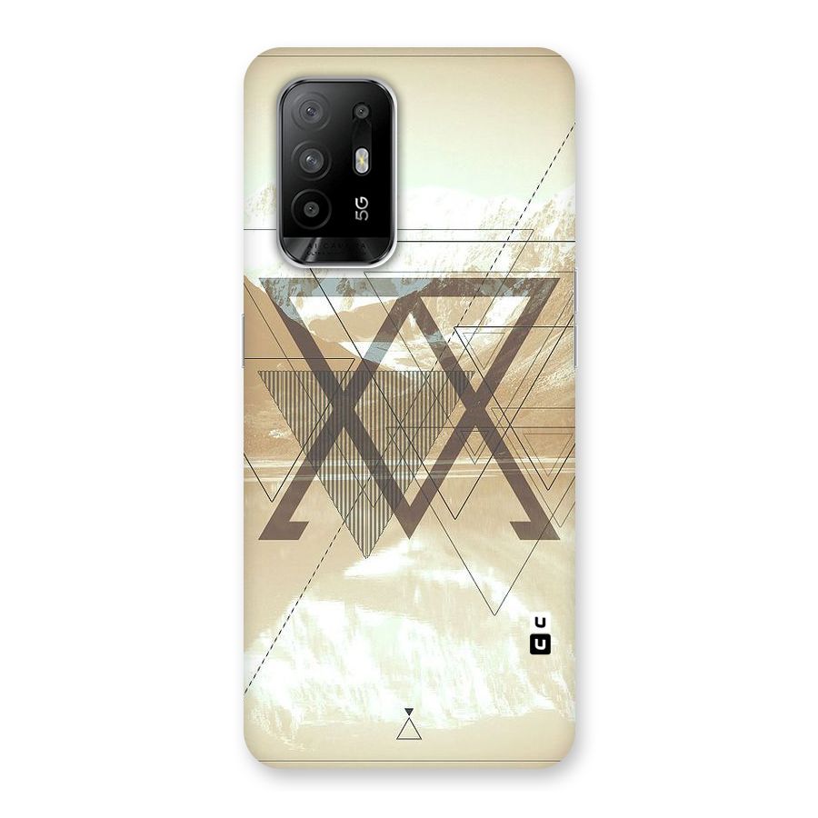Beige View Back Case for Oppo F19 Pro Plus 5G