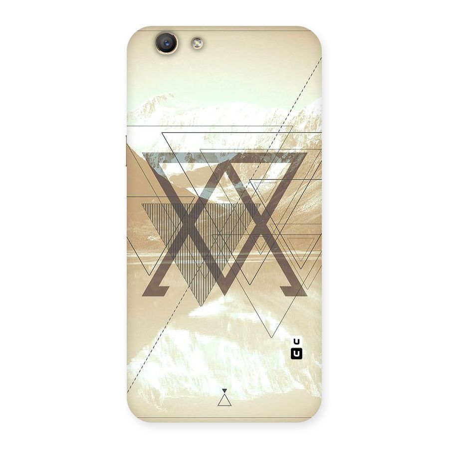 Beige View Back Case for Oppo F1s